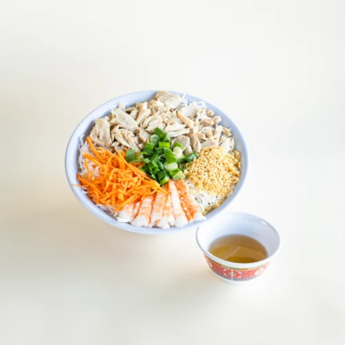 Bo boun poulet et crevettes